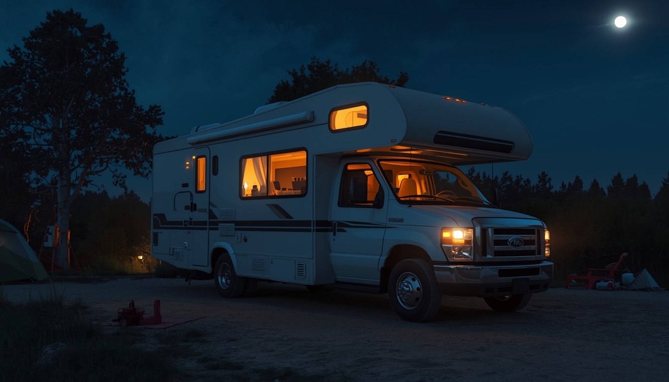 Summer RV Camping at Weirs Drive-In